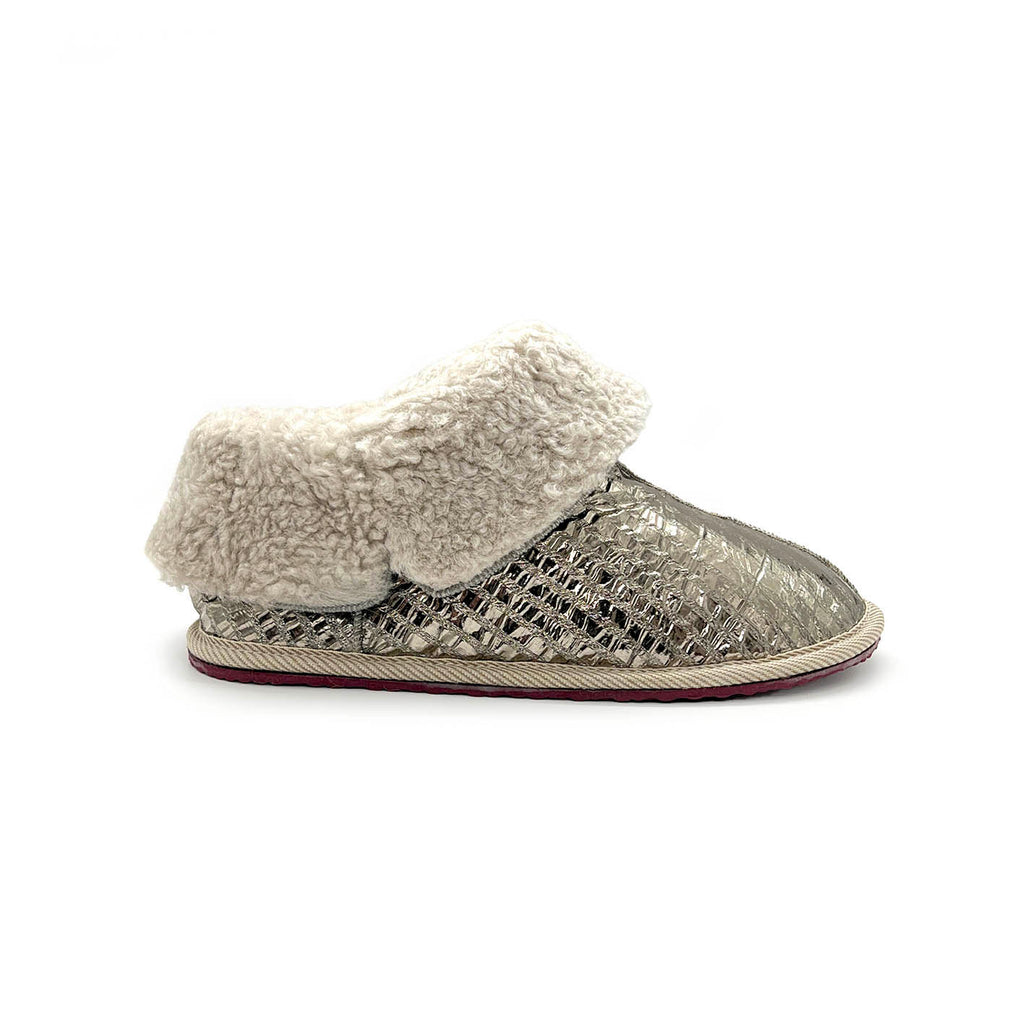 PATIQ TINSEL RIBBON / Sheepskin slippers