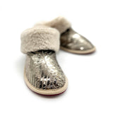 PATIQ TINSEL RIBBON / Sheepskin slippers