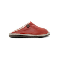 POLIN FIT LACQUER RED / Sheepskin slippers