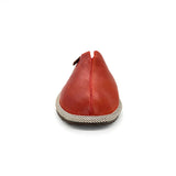 POLIN FIT LACQUER RED / Sheepskin slippers
