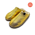 POLIN GOLD LEAF / Sheepskin slippers