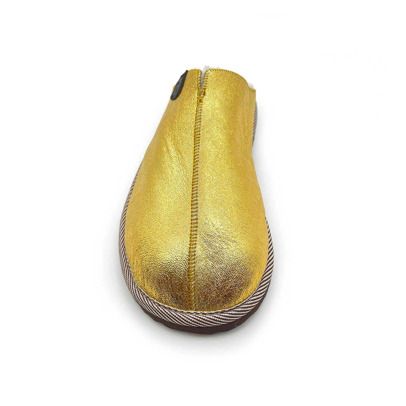 POLIN GOLD LEAF / Sheepskin slippers