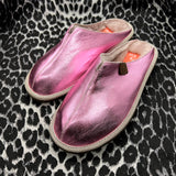 POLIN FIT METALLIC ORCHID / Sheepskin slippers