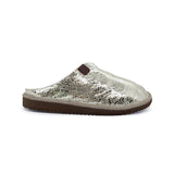 POLIN MOSAIC MIRROR + GREY / Sheepskin slippers