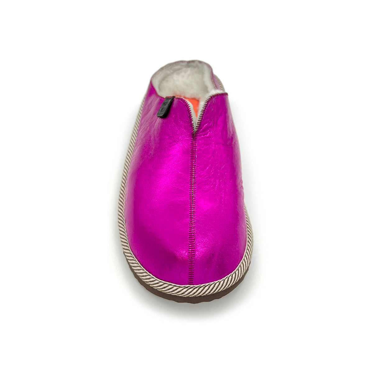 POLIN POWER PINK + NATURAL / Sheepskin slippers