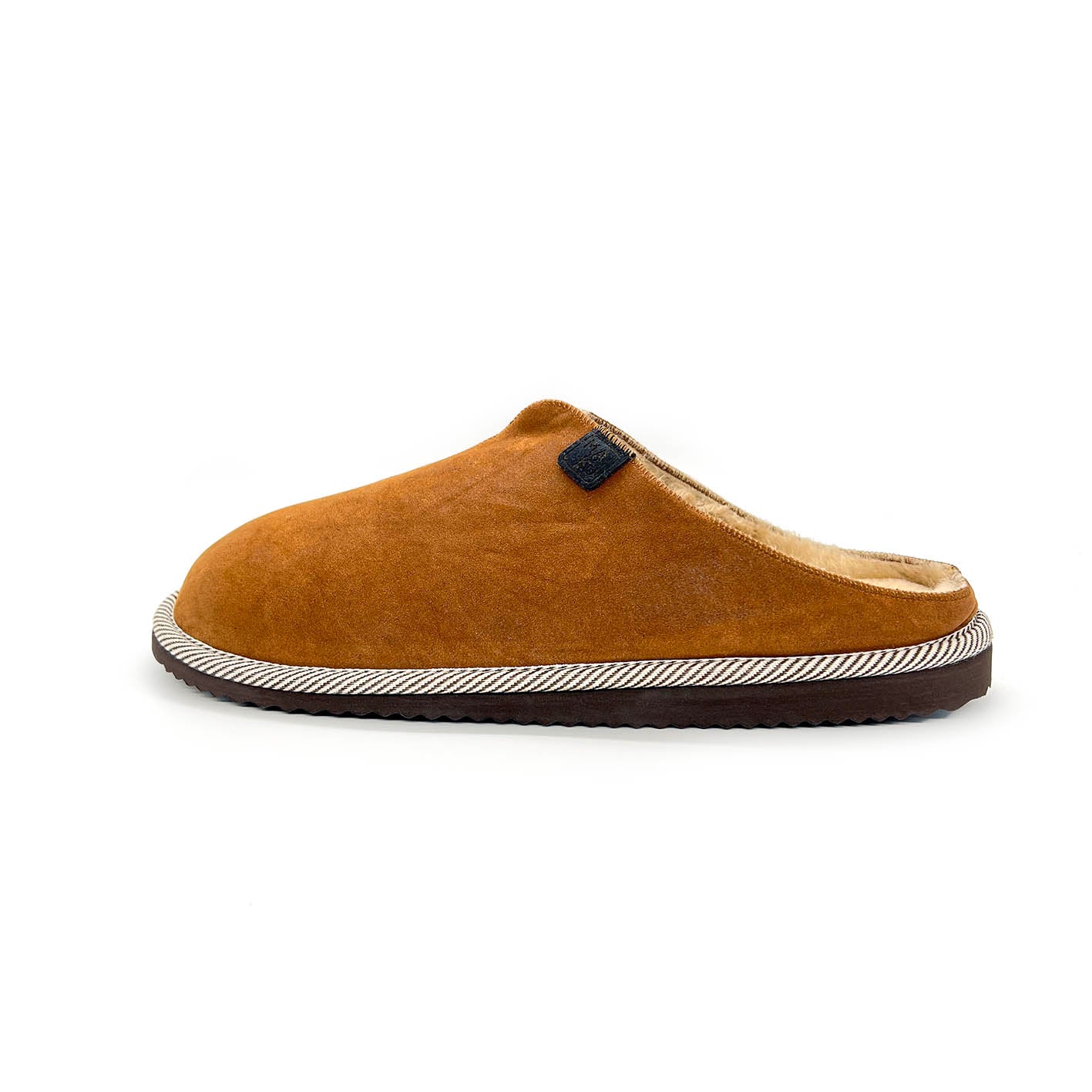 POLIN TAN + OATMEAL / Sheepskin slippers