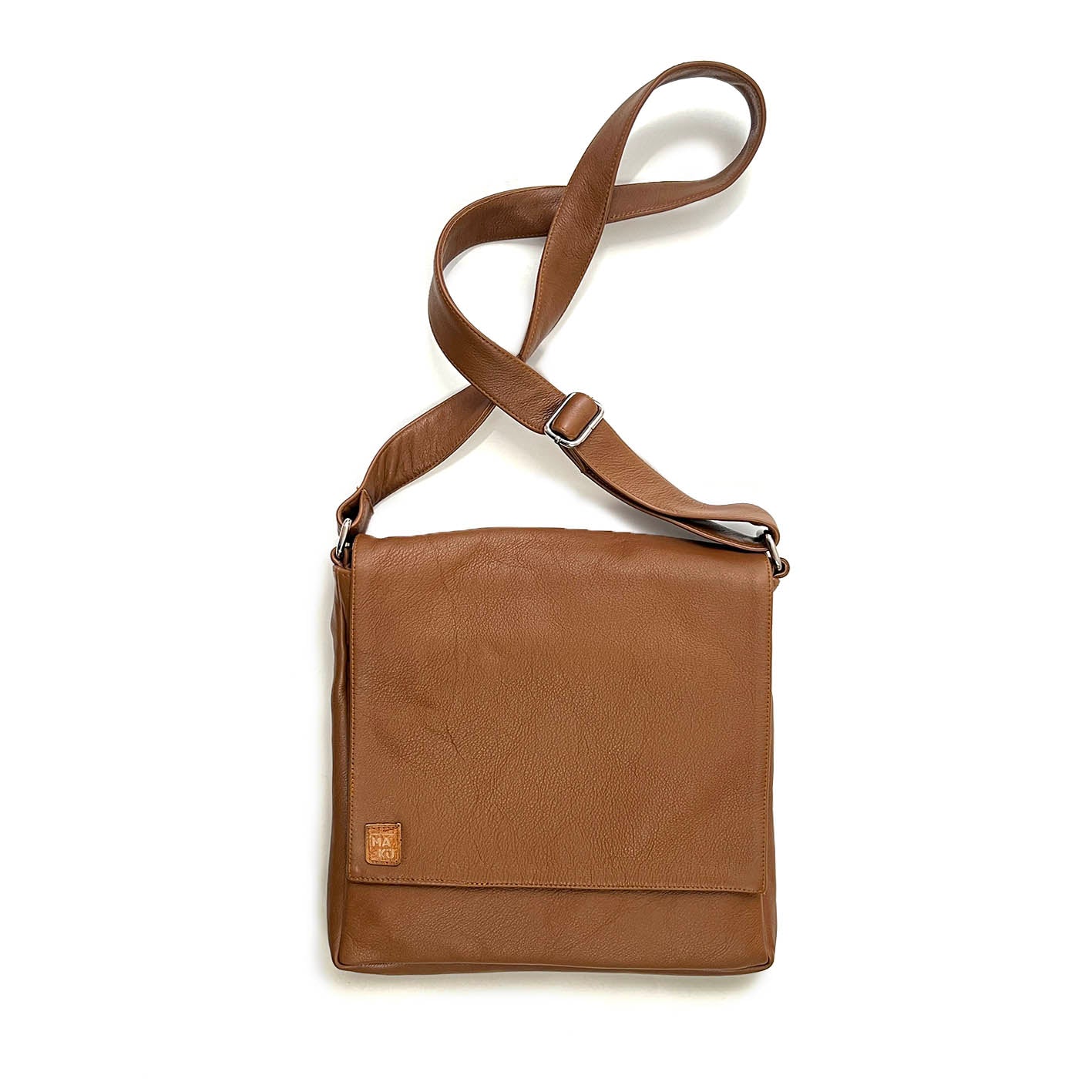POSTINO Tan Leather / Courier bag