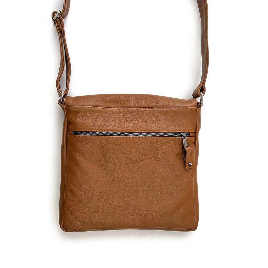 POSTINO Tan Leather / Courier bag