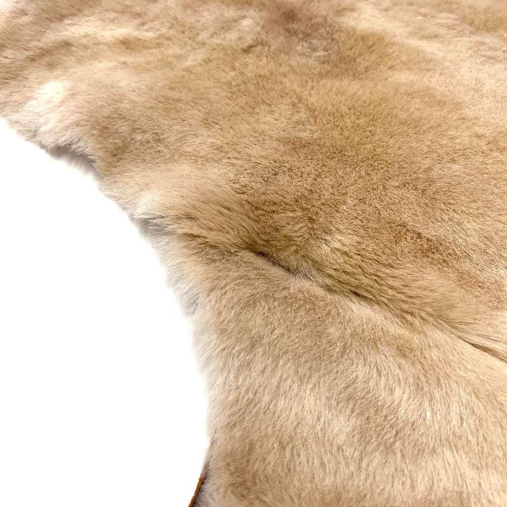 TAIGA Sheepskin Waistcoat - Gold Leopard / Natural