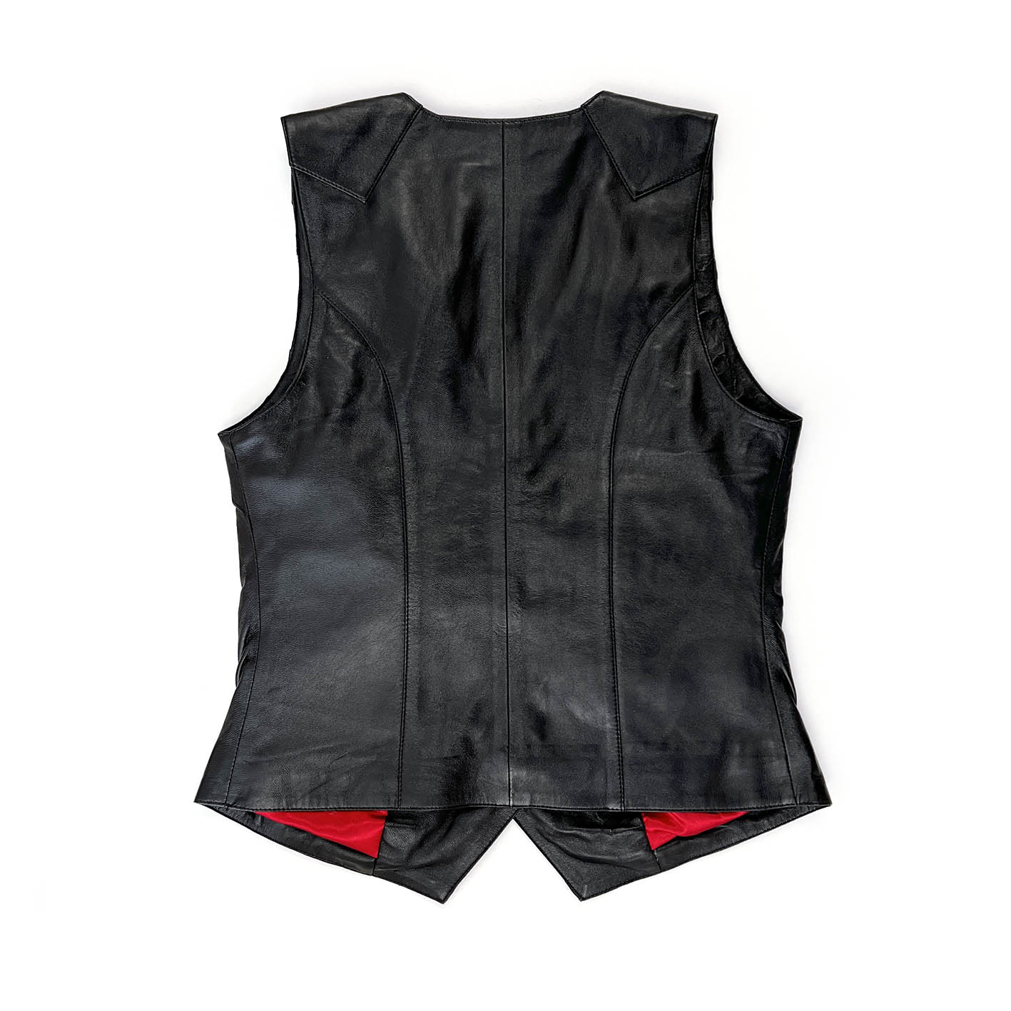 JEPKE Leather Waistcoat / Black
