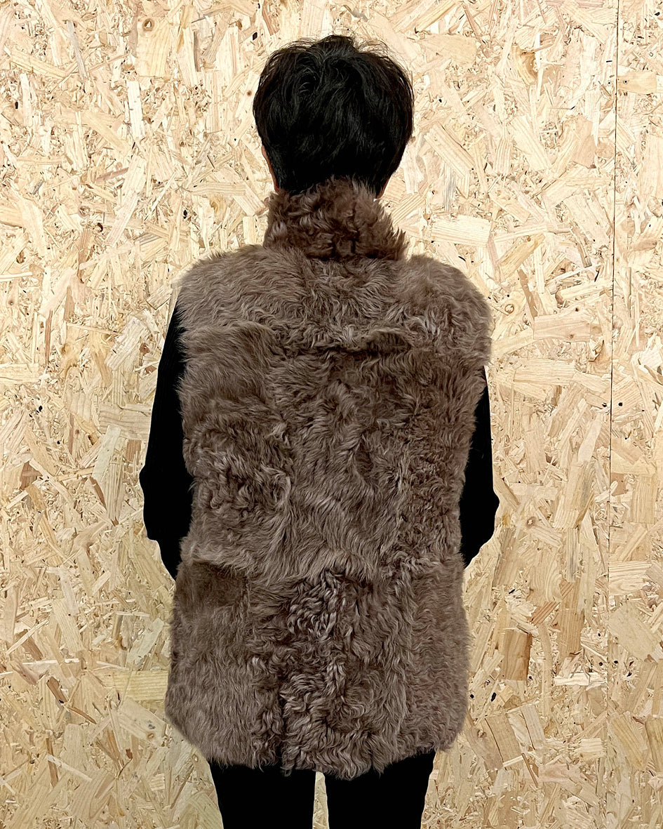 YELEK REVERSIBLE GILET /  MUSTARD + MOCHA