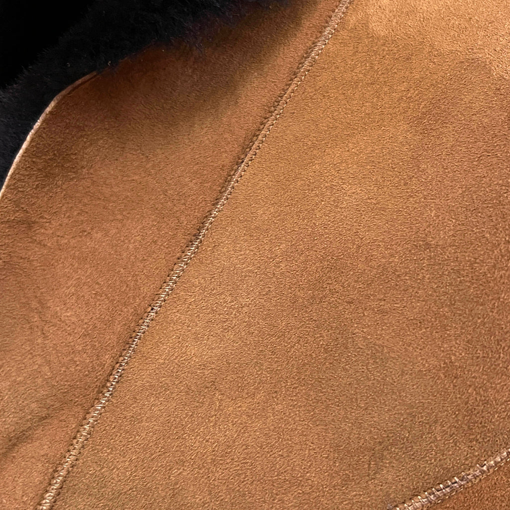 YELEK REVERSIBLE GILET / TAN + CHESTNUT