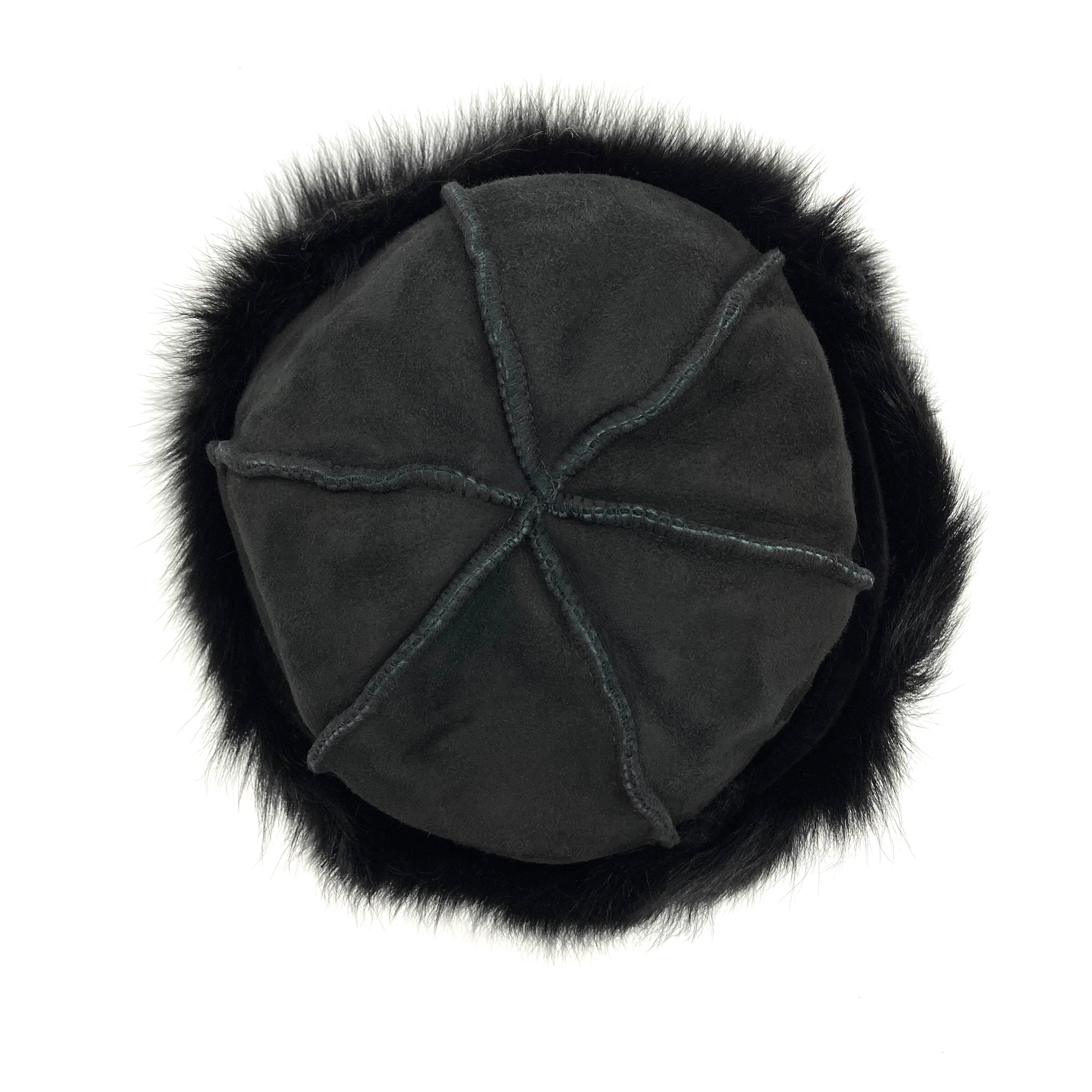 TOSCANA SHEEPSKIN HAT / BLACK