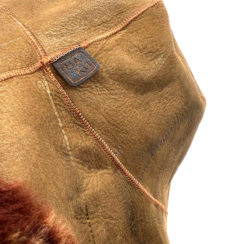 REVERSIBLE HAT / GOLD TAN + HONEY