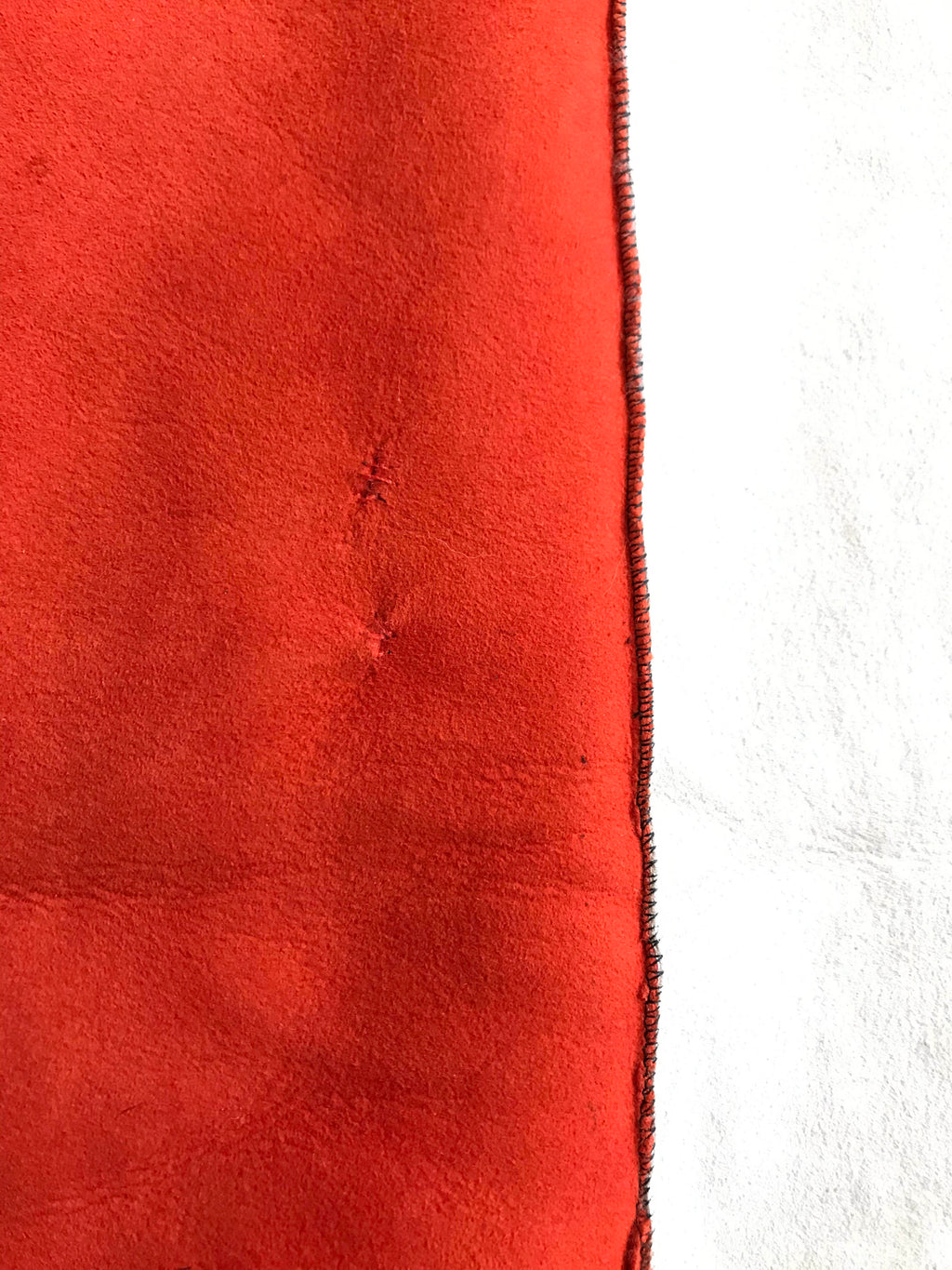 STRIPE RUNNER/THROW / ORANGE + RED + NATURAL