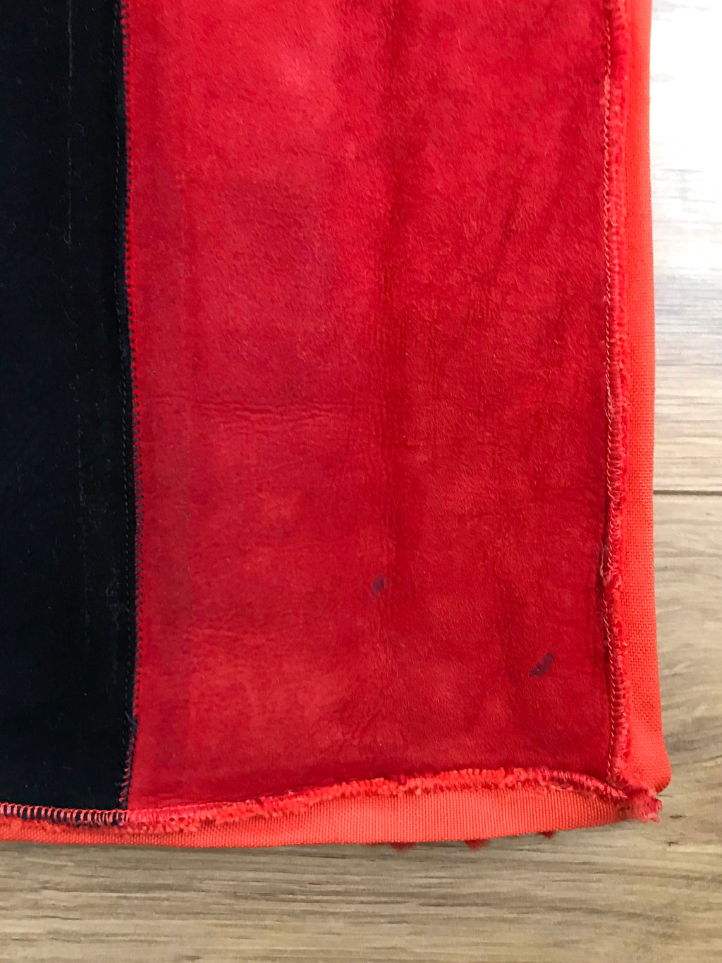 STRIPE RUNNER/THROW / ORANGE + RED + NATURAL