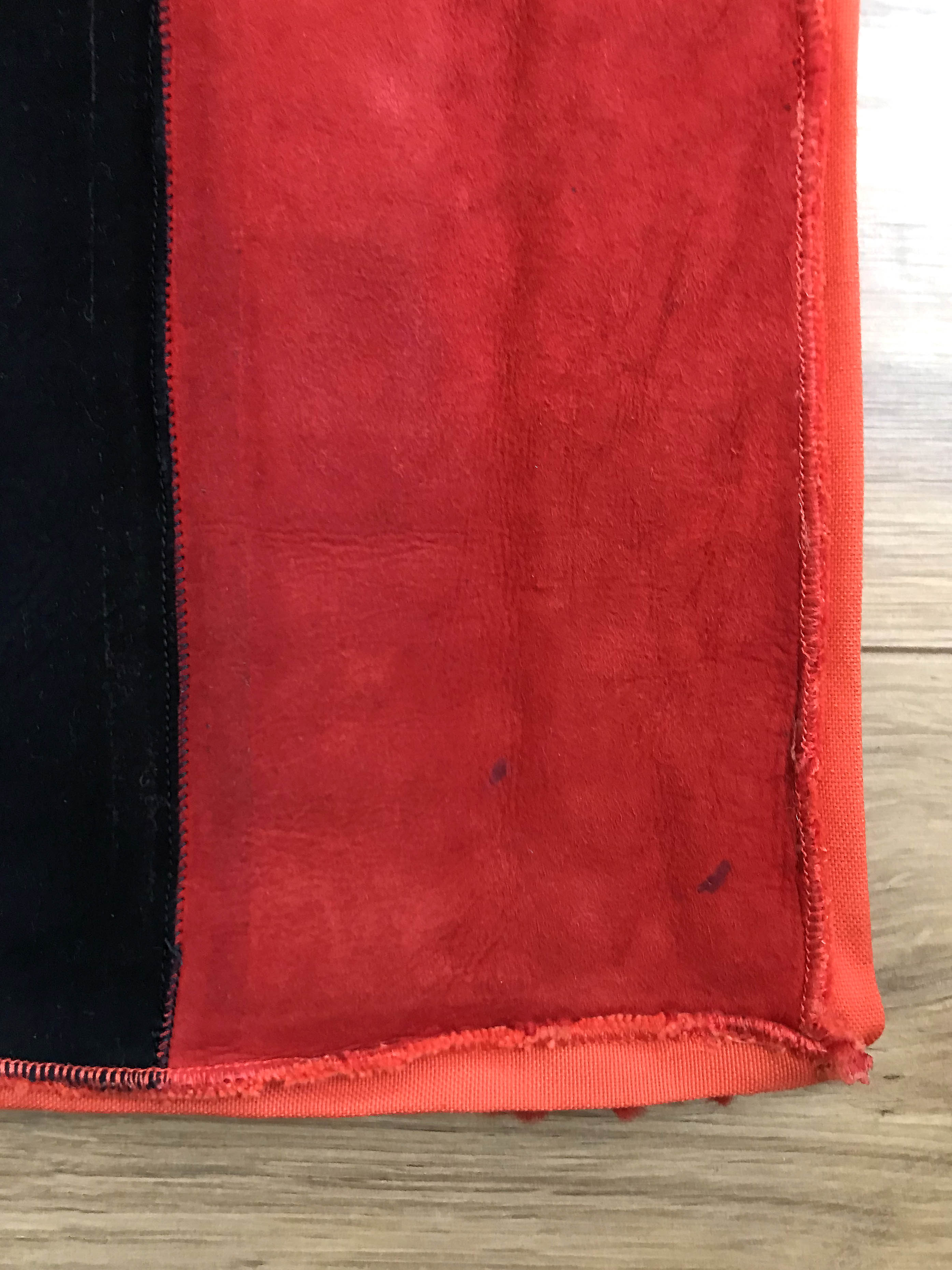 STRIPE RUNNER/THROW / ORANGE + RED + NATURAL