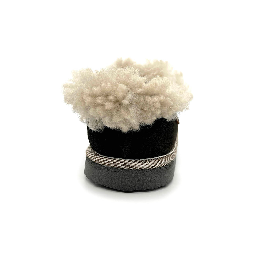 MERDANA SLATE SUEDE / Sheepskin slippers