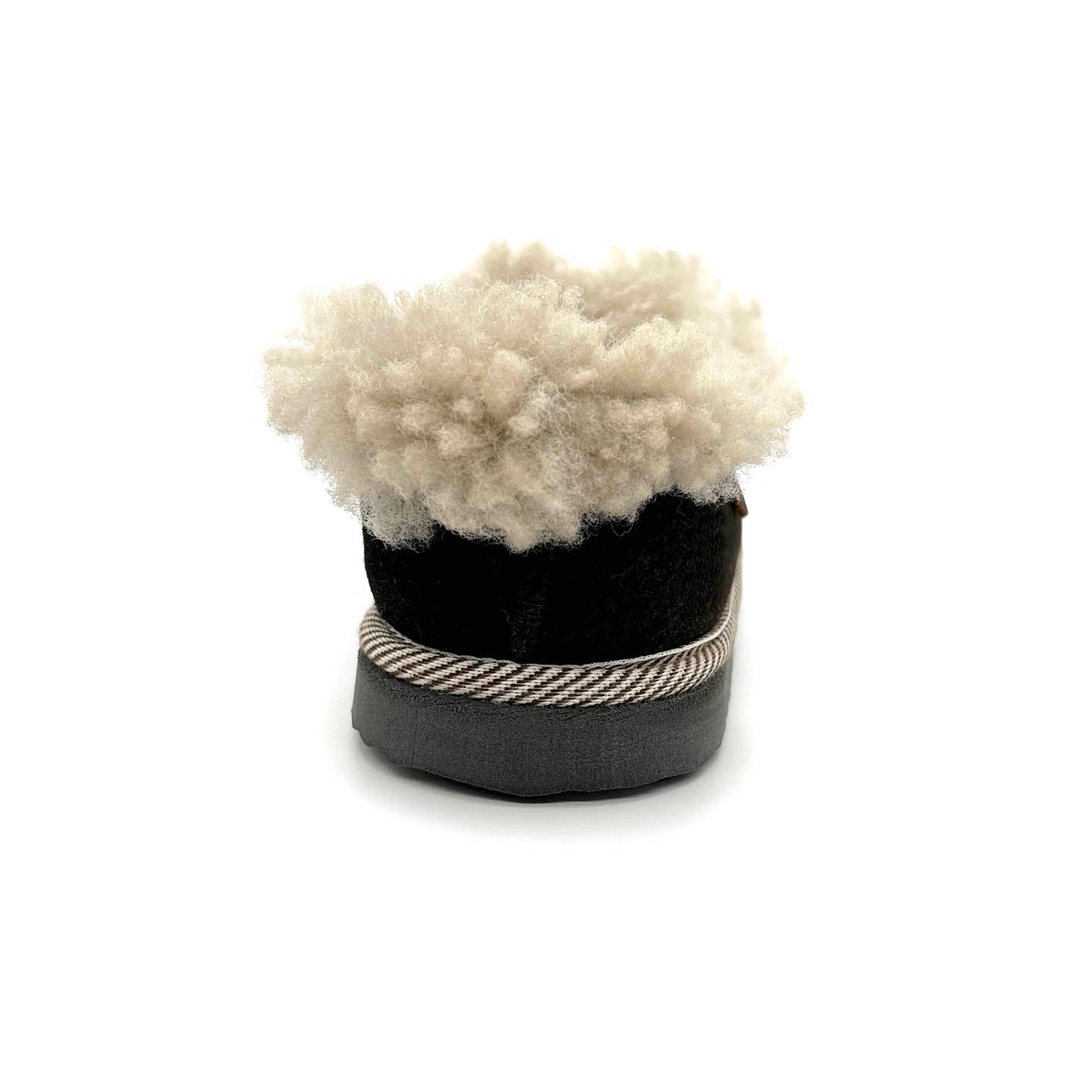 MERDANA SLATE SUEDE / Sheepskin slippers