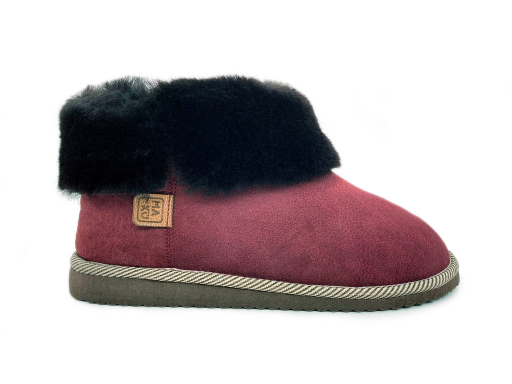 ZENNA PLUM + BLACK / Limited edition slippers