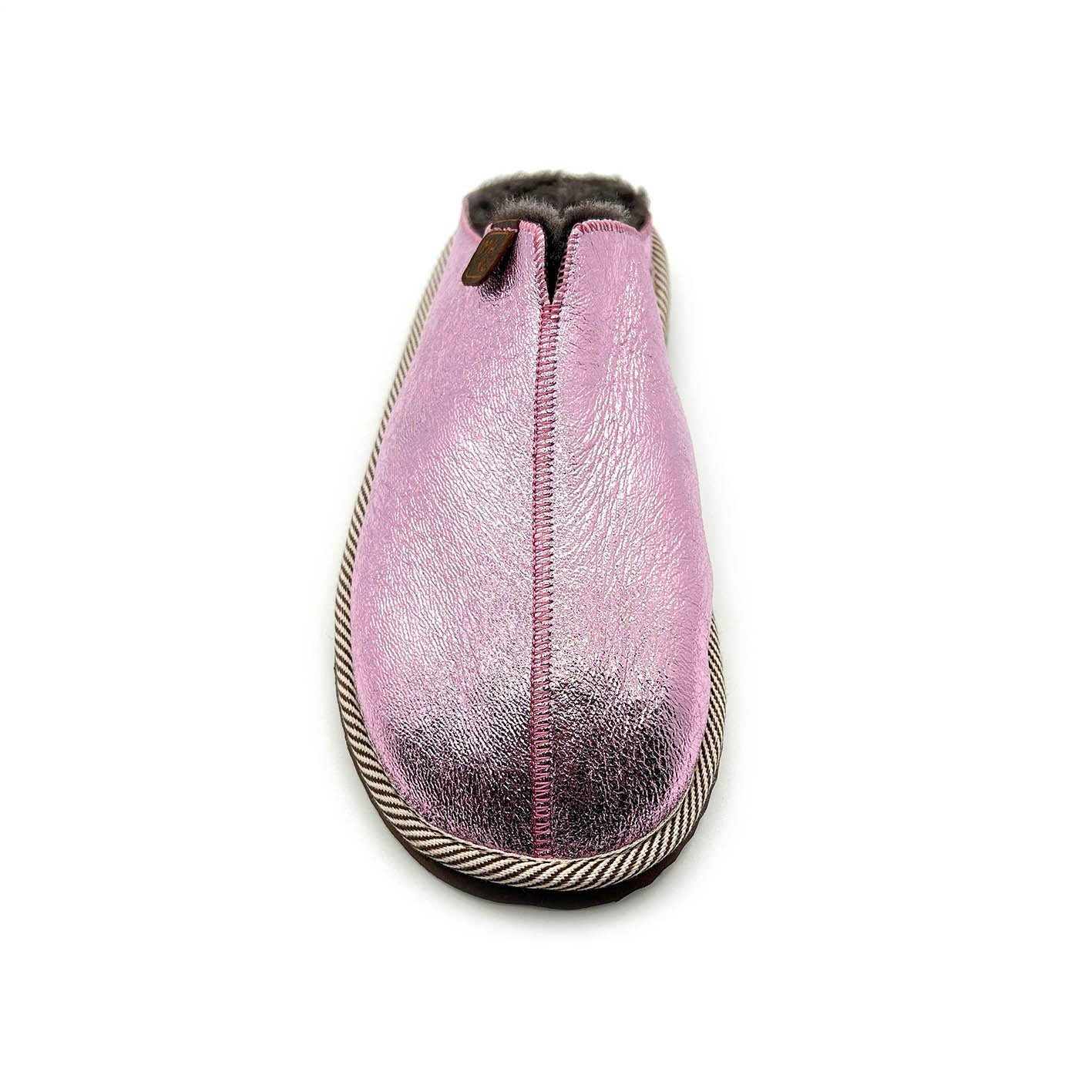 POLIN NEW METALLIC CANDYFLOSS / Sheepskin slippers
