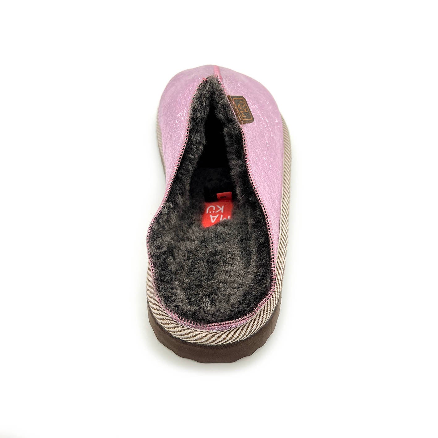 POLIN NEW METALLIC CANDYFLOSS / Sheepskin slippers