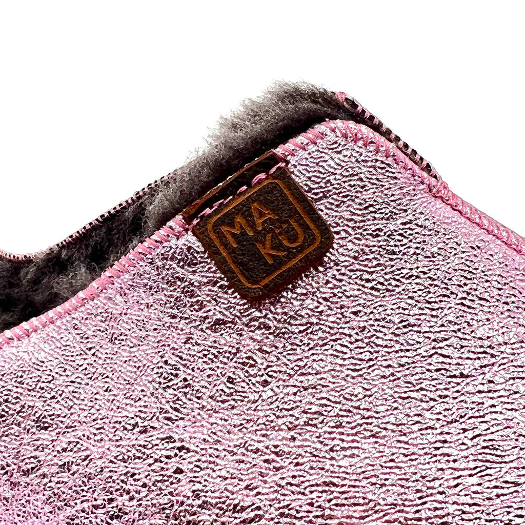 POLIN NEW METALLIC CANDYFLOSS / Sheepskin slippers