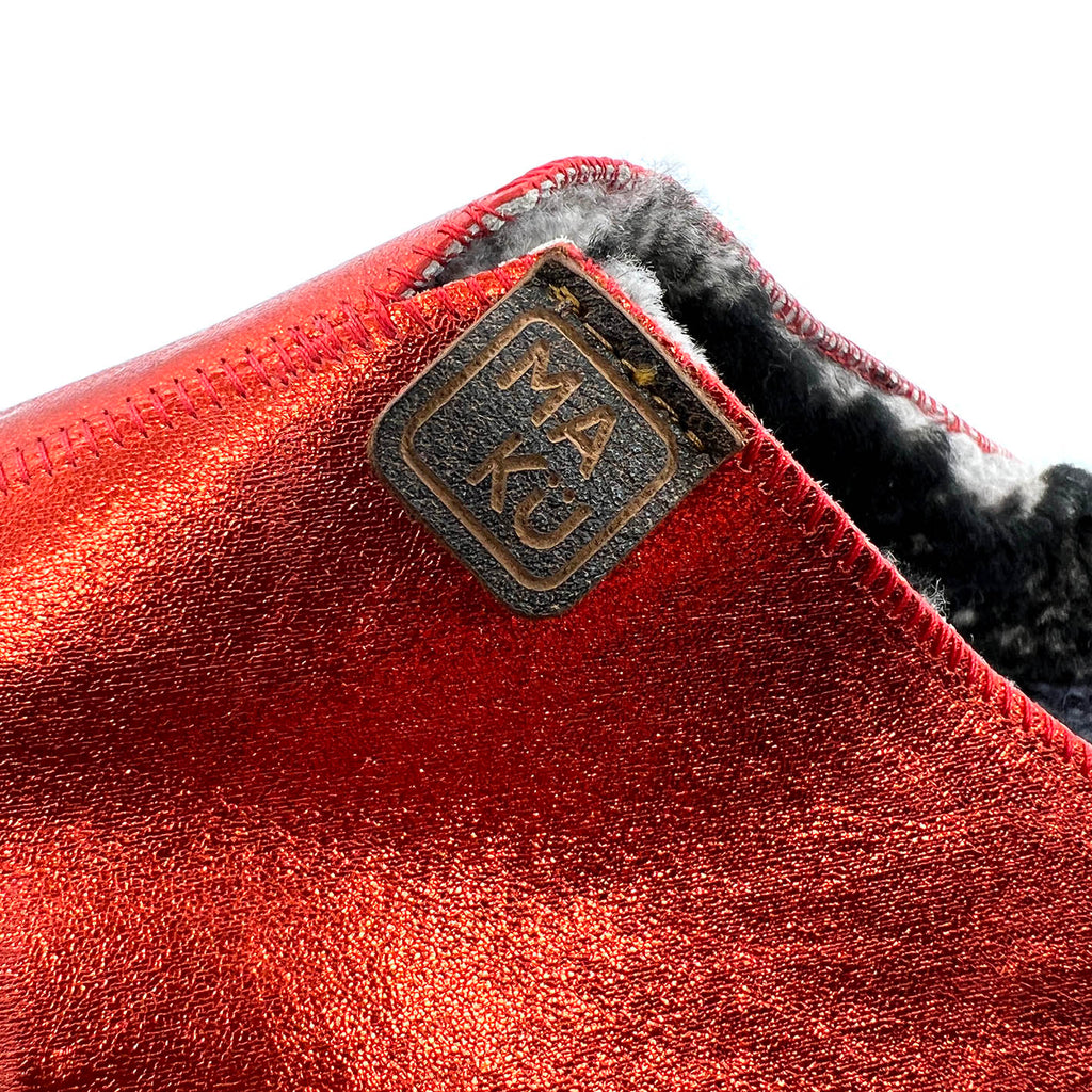 POLIN RUBY GLEAM / Sheepskin slippers
